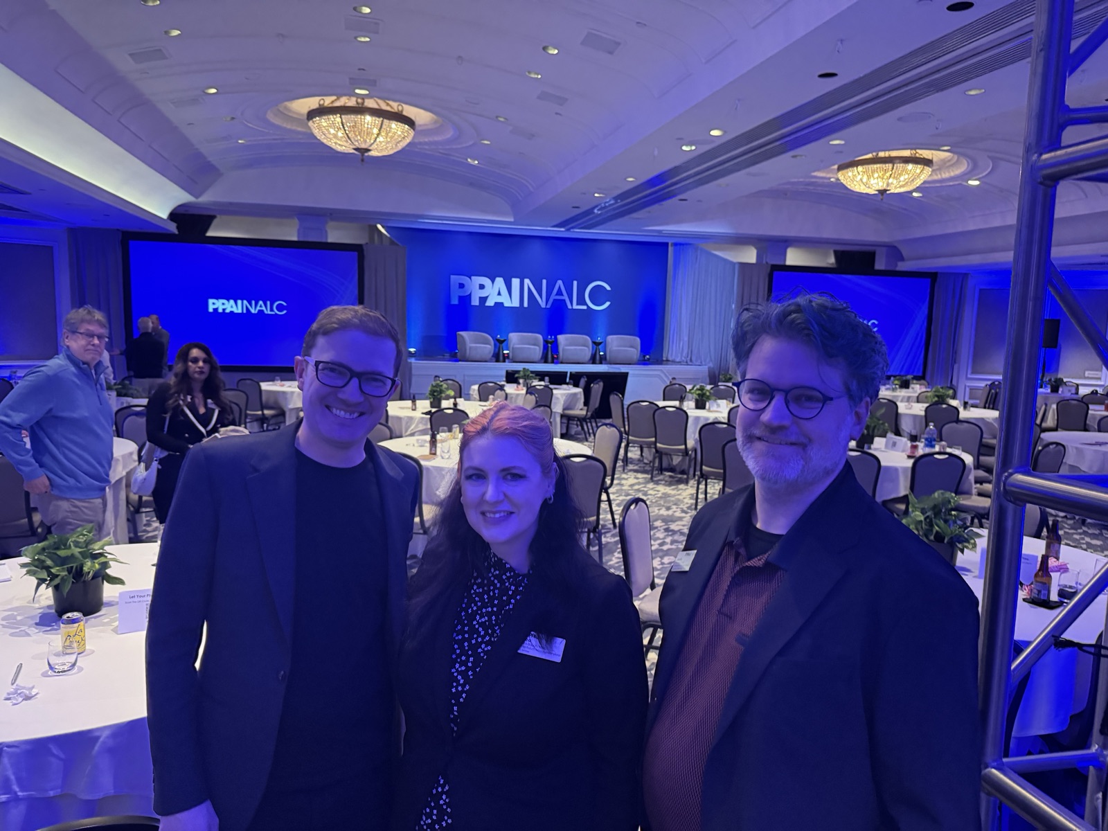 Henry Coutinho-Mason with the PPAI team at the North American Leadership Conference, The US Grant, San Diego