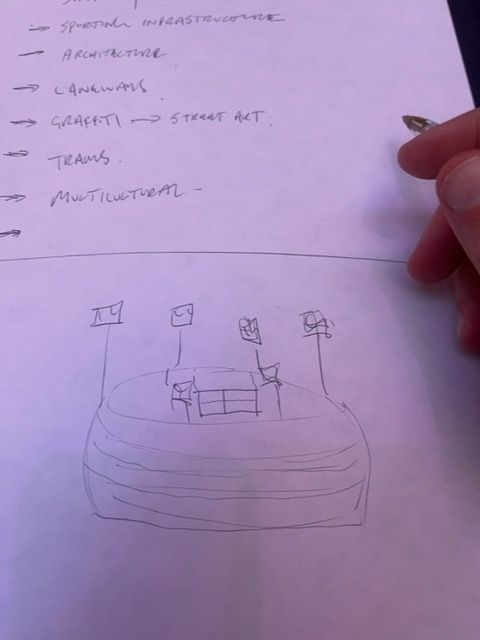 Audience sketch: AeroCourt – a grand slam above the stands