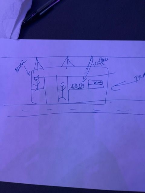 Audience sketch: EnigmaTram – the mystery coffee tram