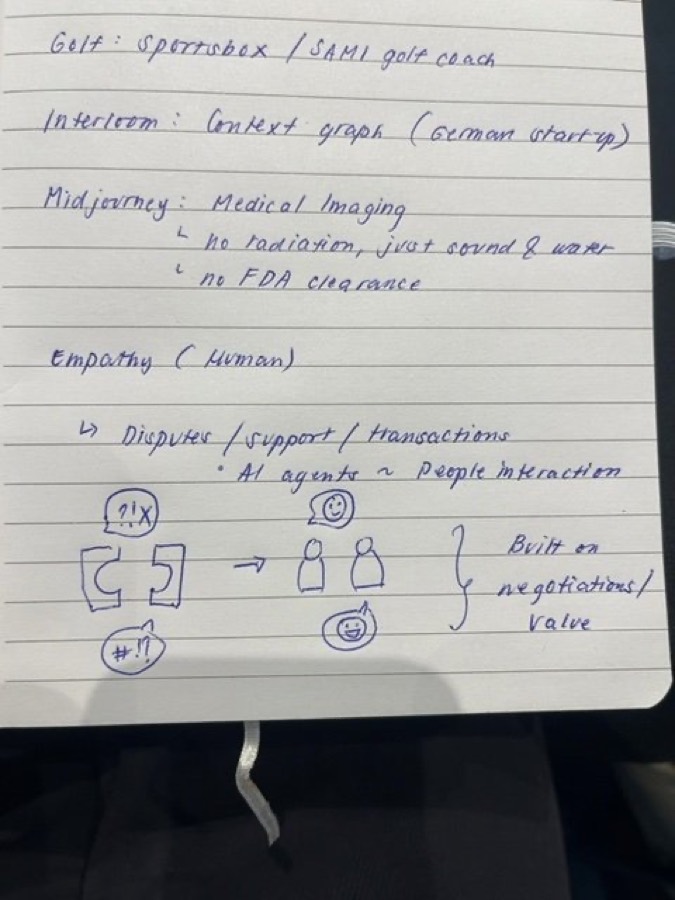 Audience sketch: AI agents negotiate, humans agree