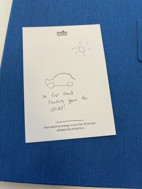 Audience sketch: DriveCoach – the car that teaches you to drive