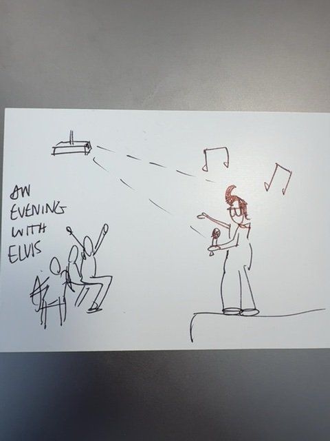 Audience sketch: HoloLegend – legends live in your room
