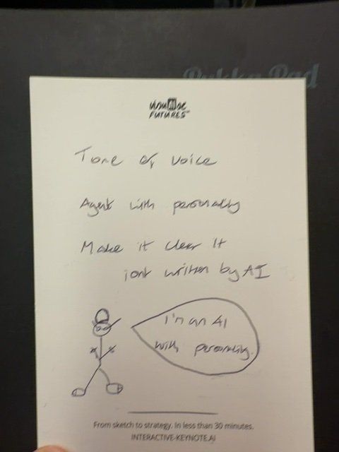 Audience sketch: VoxPersona – AI with actual personality